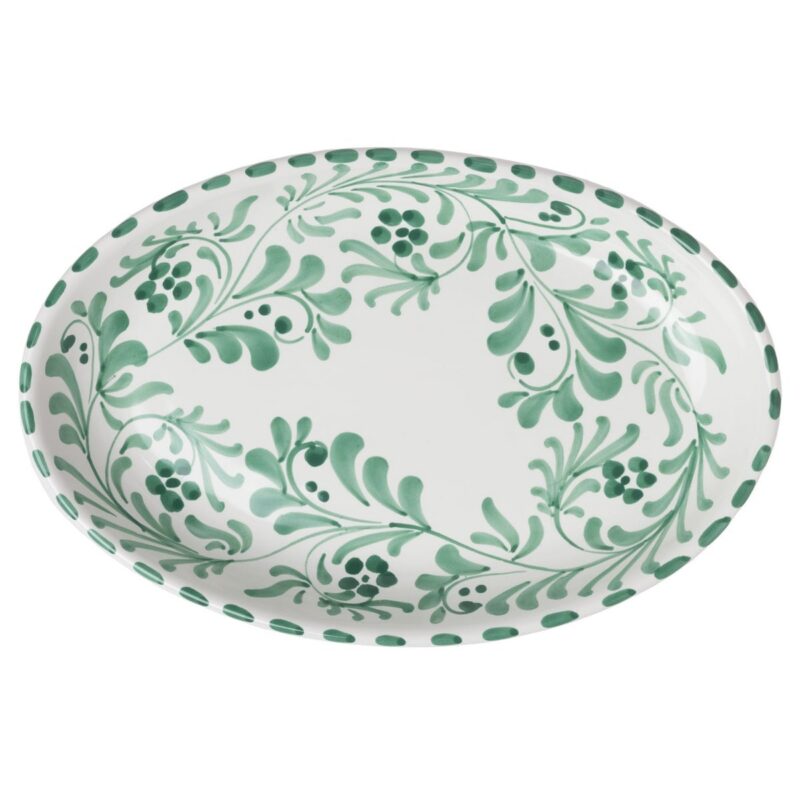 Serving Platter in Verde Piano Piano