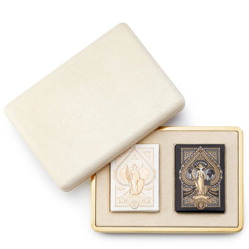 Shagreen Card Set in Cream AERIN