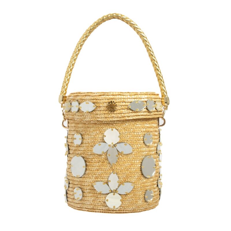 Shisha Cylinder Bag in Natural Le Nine