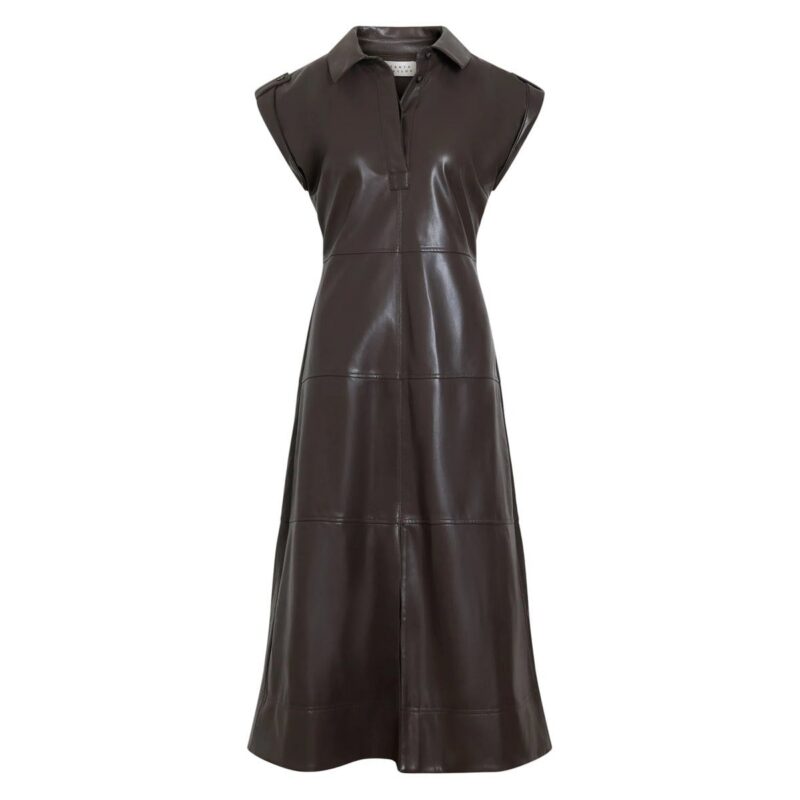 Shivi Dress in Dark Fig Tanya Taylor