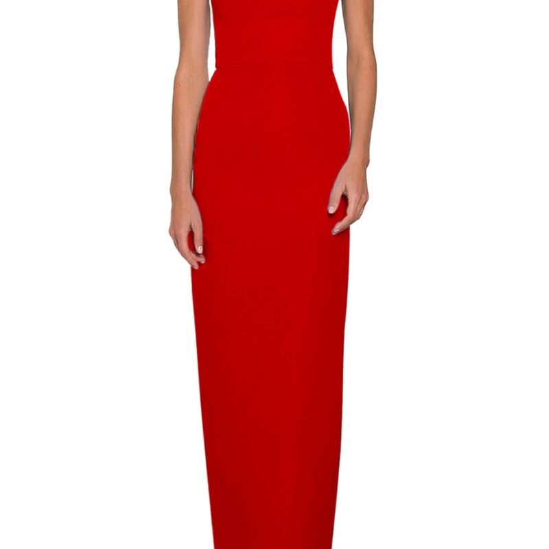 Silk Faille Strapless Column Gown Alexia Maria