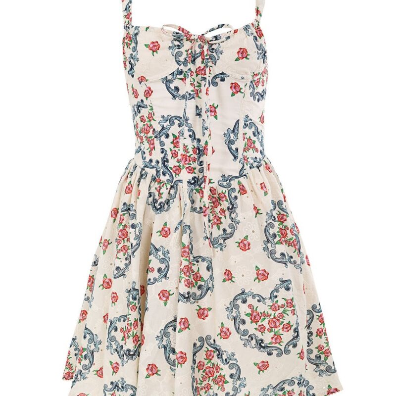 Spring Dress in Multicolor Agua Bendita