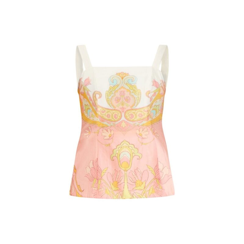 St. Germain Convertible Gown in Venetian Paisley Mestiza New York