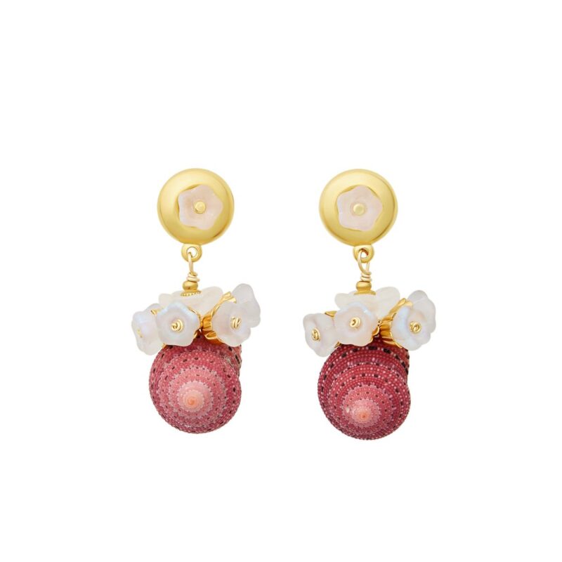 Strawberry Sunset Earrings Brinker + Eliza