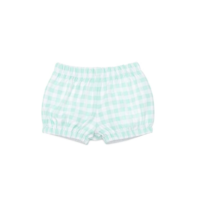 Swim Shorties in Harbour Breeze Gingham Henry Duvall