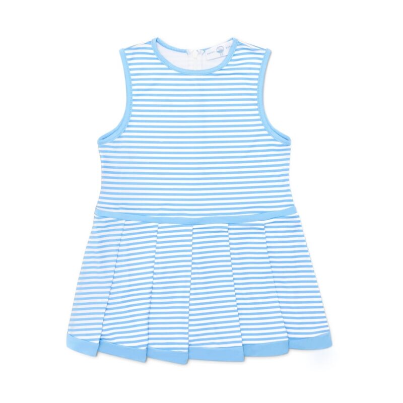 Taft Tennis Dress in Brighton Blue Stripe Henry Duvall