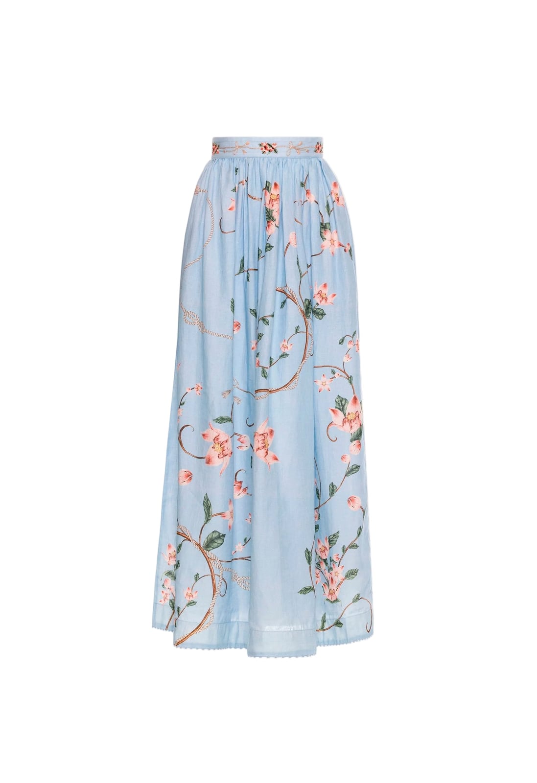 Tangelo Navegante Maxi Skirt Agua by Agua Bendita