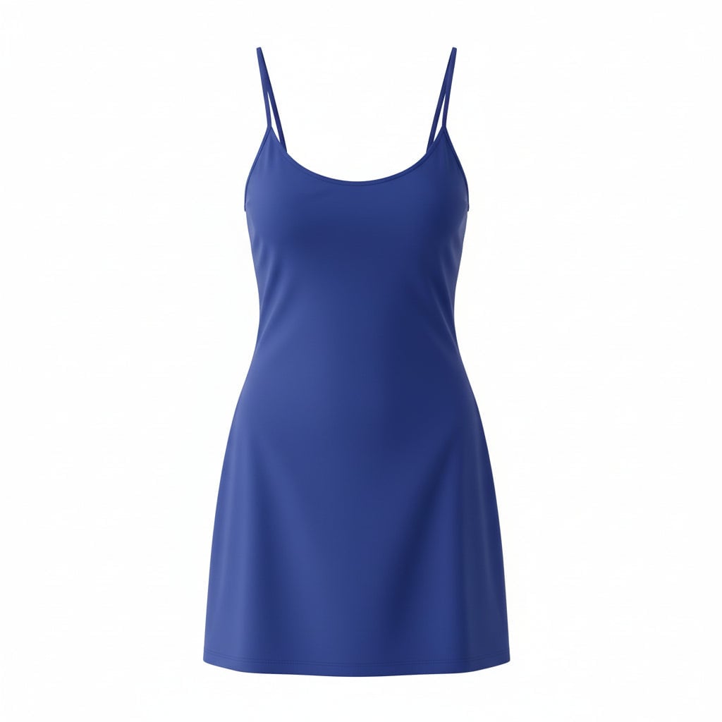 The Amalfi Swim Dress in Eco Nylon Skipper Classic Andie Swim