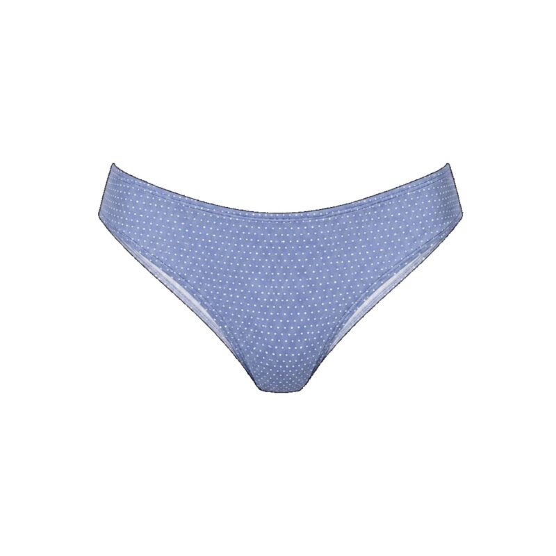 The Classic Bikini Bottom Polka Dot in Wisteria Andie Swim