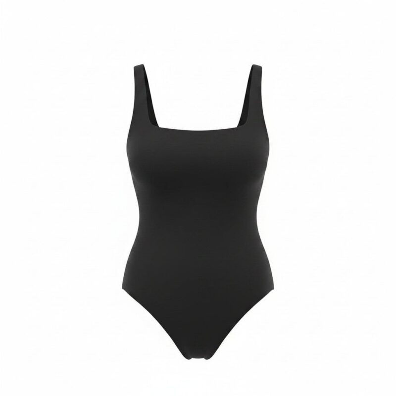 The Devon One-Piece in Eco Nylon Black Classic Andie Swim