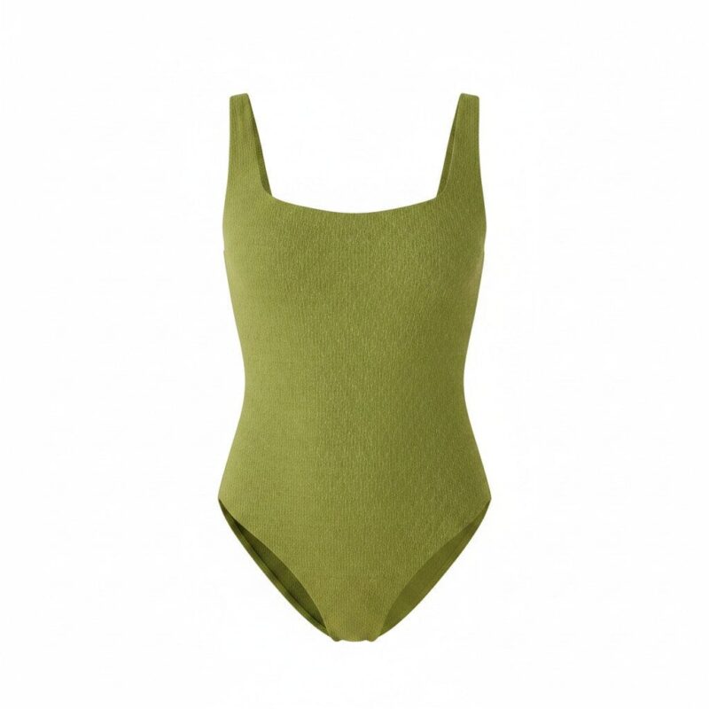 The Devon One-Piece in Shimmer Cactus Classic Andie Swim
