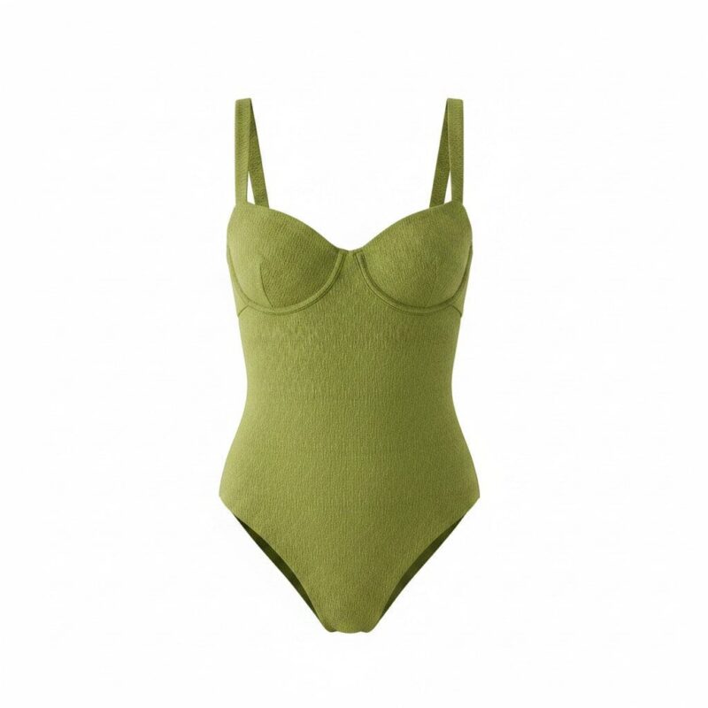 The Dorset One-Piece in Shimmer Cactus Classic Andie Swim