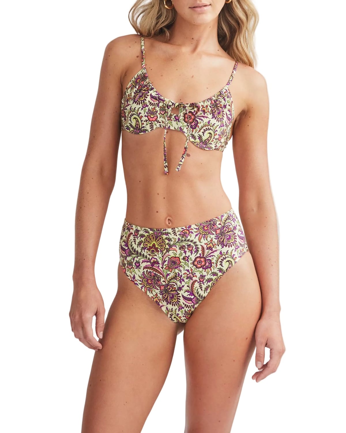 The Emily Top in Vivid Boteh Follow Suit