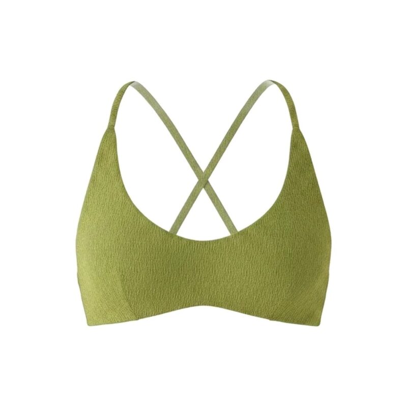 The Essex Bikini Top in Shimmer Cactus Andie Swim