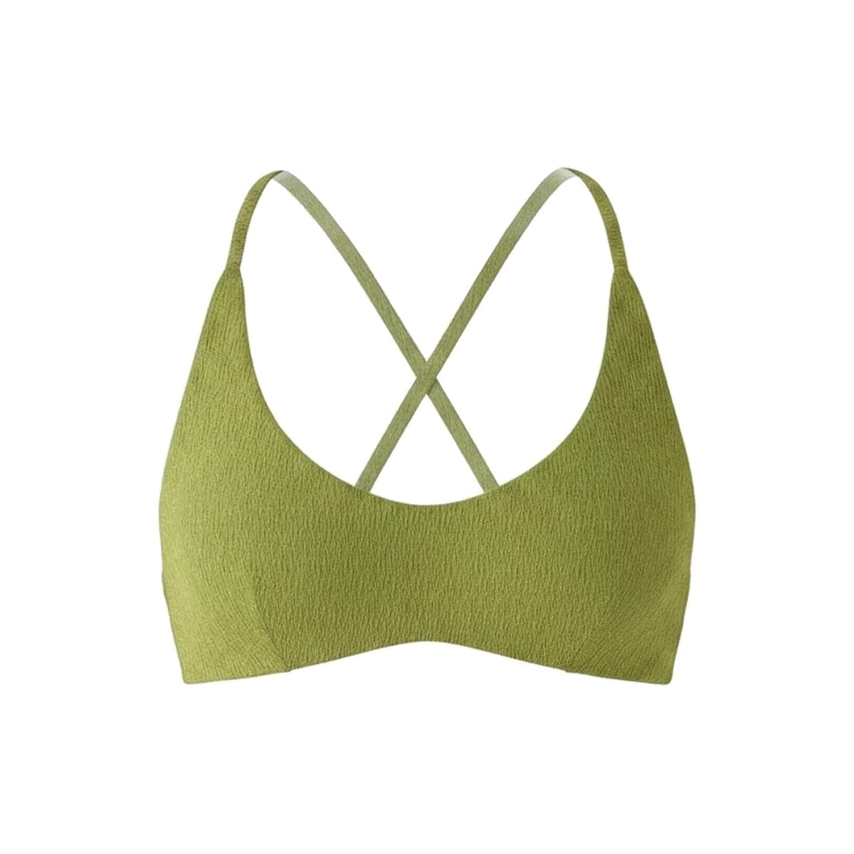 The Essex Bikini Top in Shimmer Cactus Andie Swim