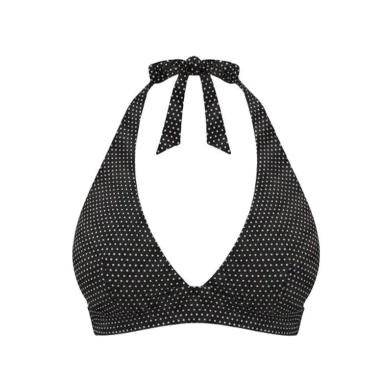 The Majorca Bikini Top Polka Dot in Black Dot Andie Swim