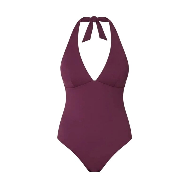The Majorca One-Piece Eco Nylon in Sundried Violet Classic Andie Swim