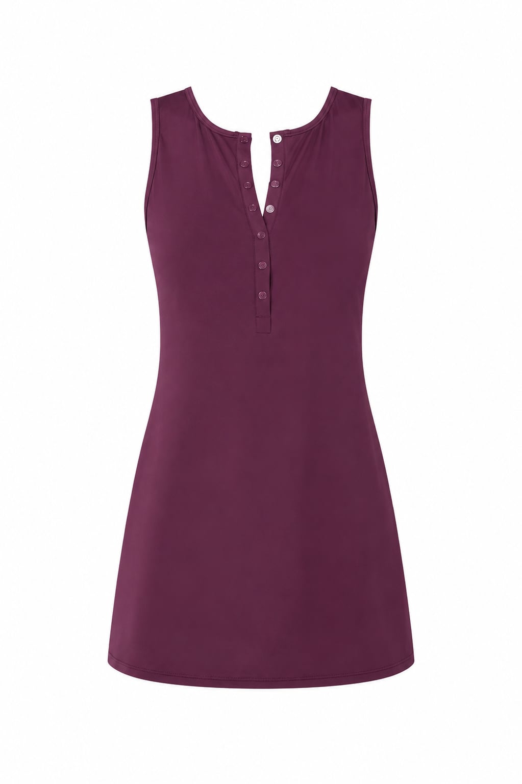 The Malibu Swim Dress Eco Nylon in Sundried Violet Classic Andie Swim
