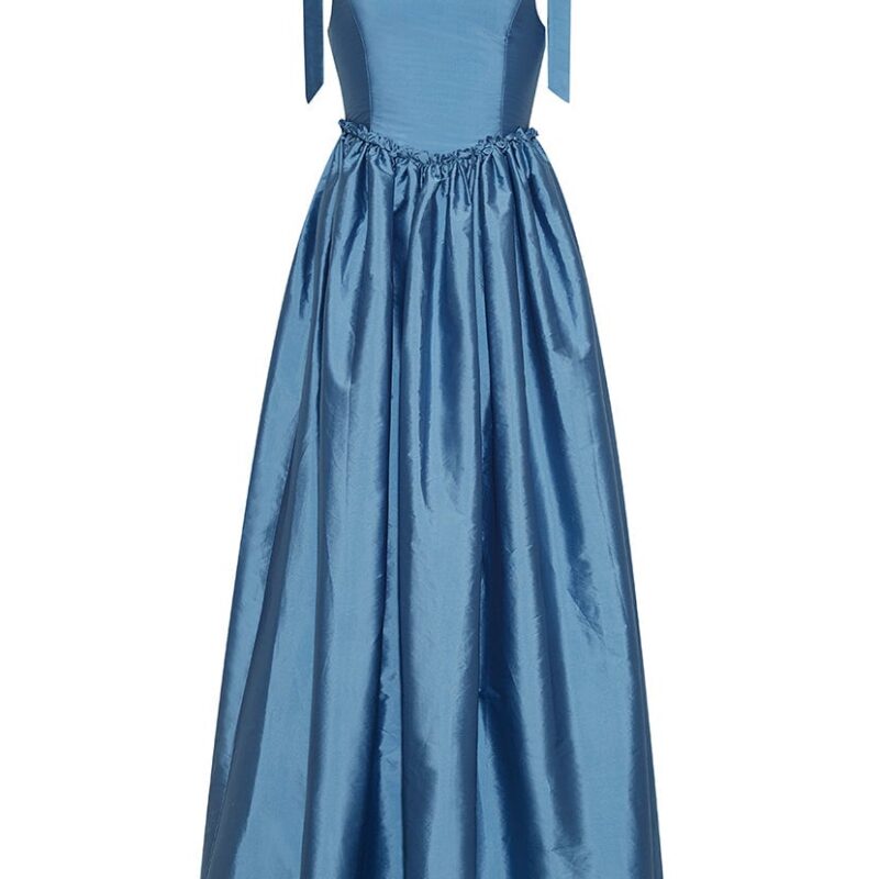 The Marie Dress in Azure Blue Louise New York