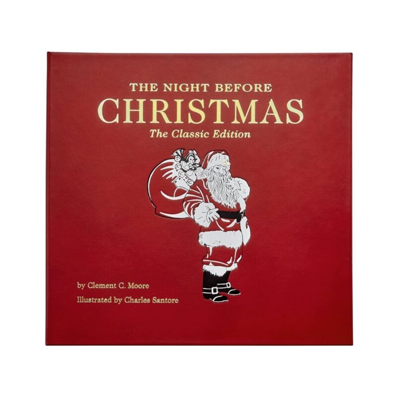 The Night Before Christmas in Bonded Leather Graphic Image
