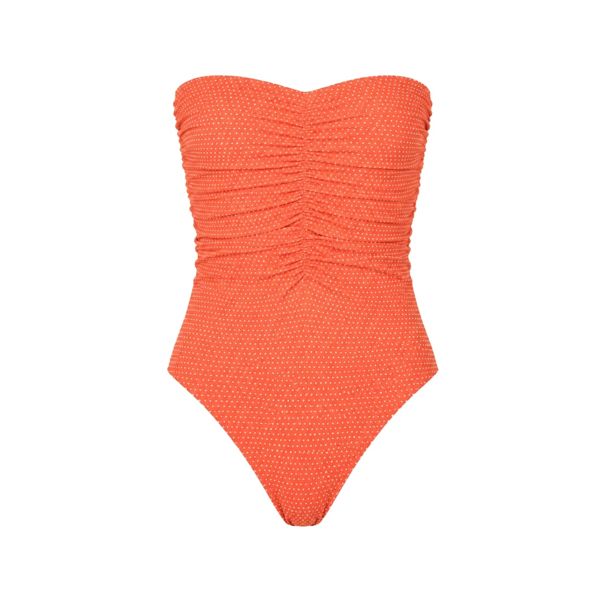 The Pana One-Piece in Polka Dot Marmalade Classic Andie Swim