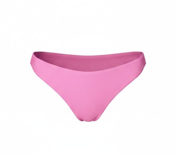 The Signature Bikini Bottom in Eco Nylon Rosebloom Andie Swim