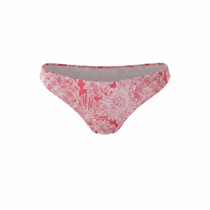 The Signature Bikini Bottom in Garden Jacquard Peachy Andie Swim