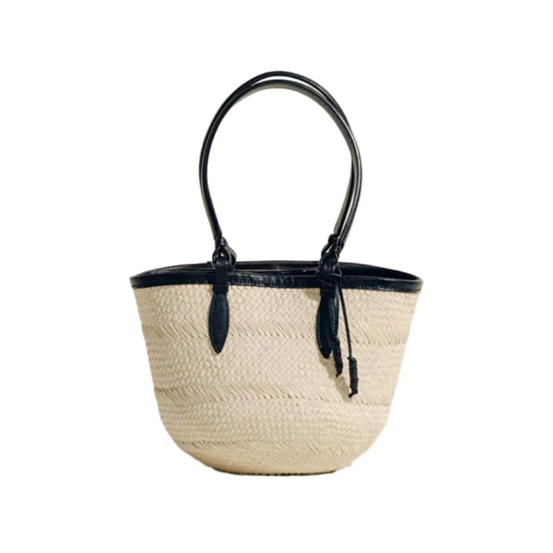 The Small Basket in Natural Black Hunting Season