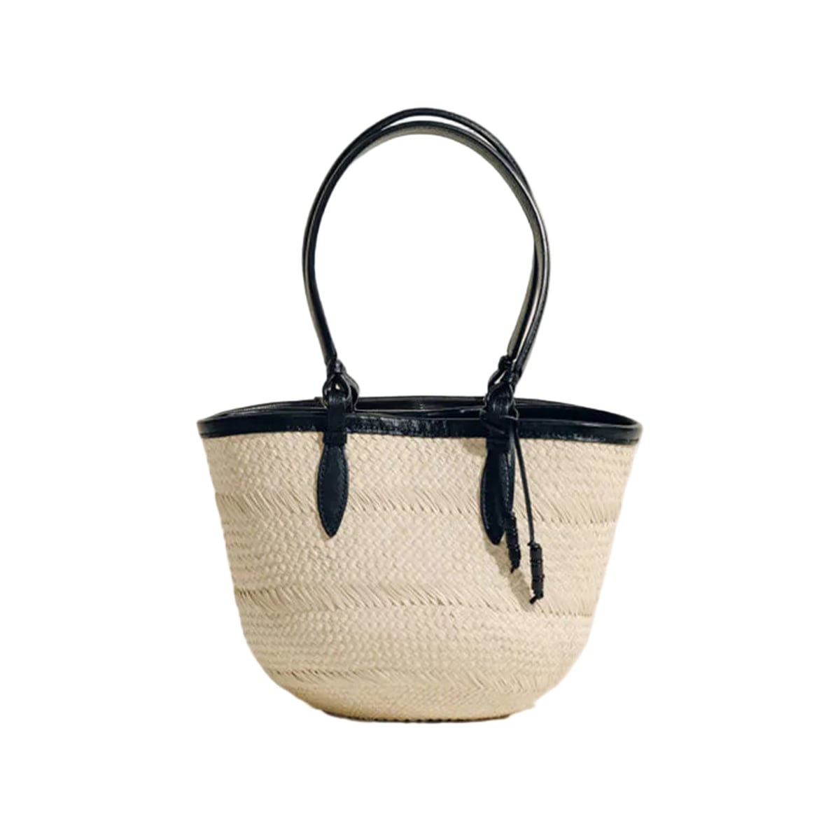 The Small Basket in Natural Black Hunting Season
