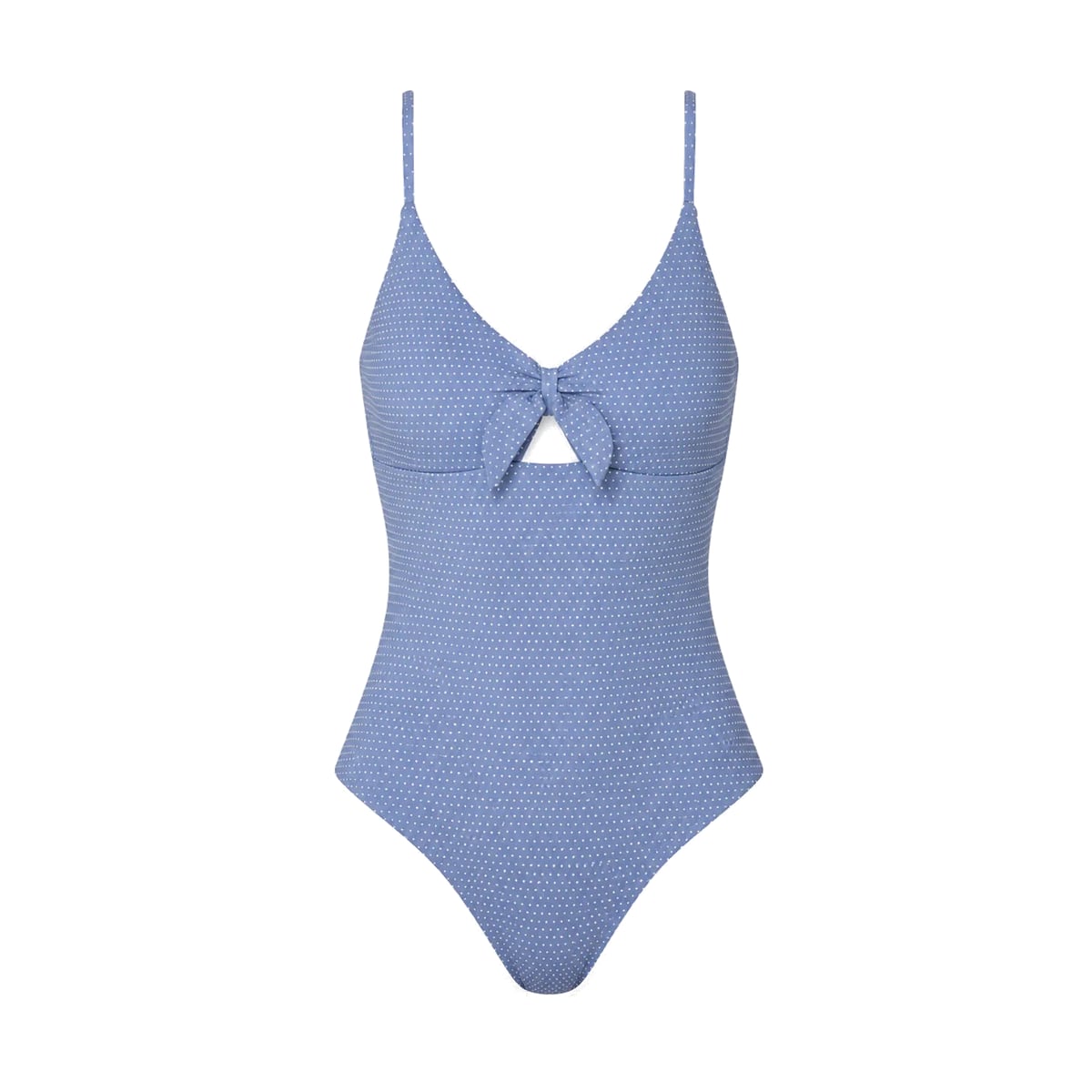 The Tenerife One-Piece Polka Dot in Wisteria Classic Andie Swim