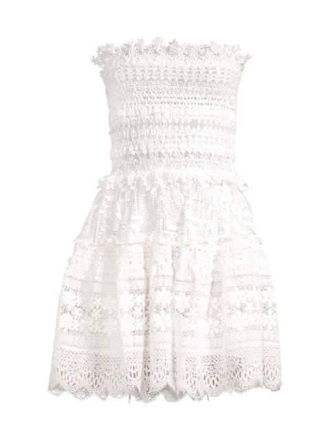 Tiffany Mini Dress in White WAIMARI
