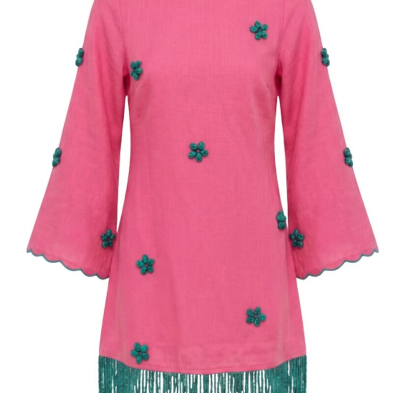 Tillie Dress in Bubblegum Lagoon EDDY