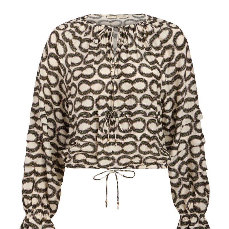 Umi Blouse in Infinity Marie Oliver