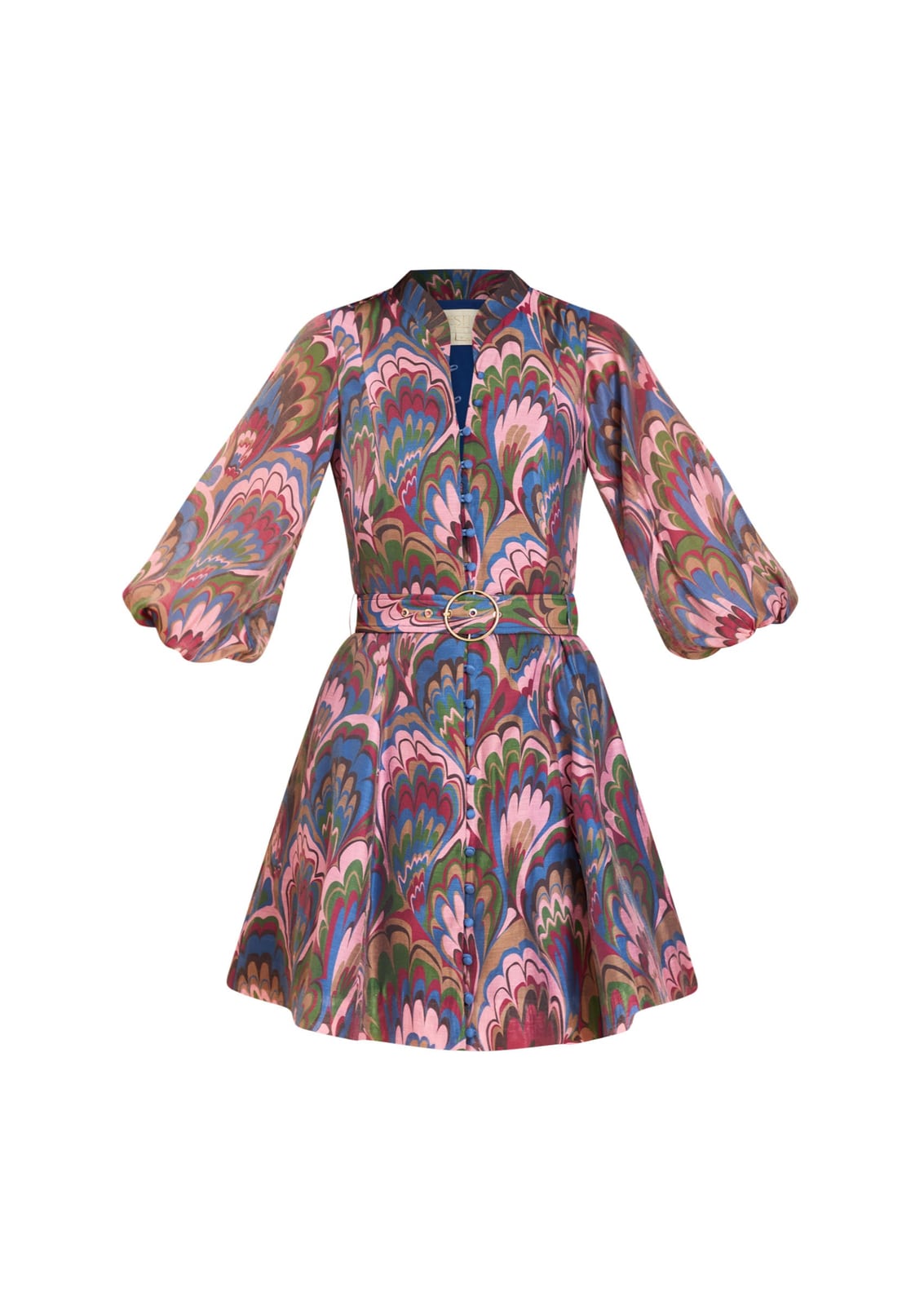 Valencia Mini Dress in Twilight Marble Mestiza New York
