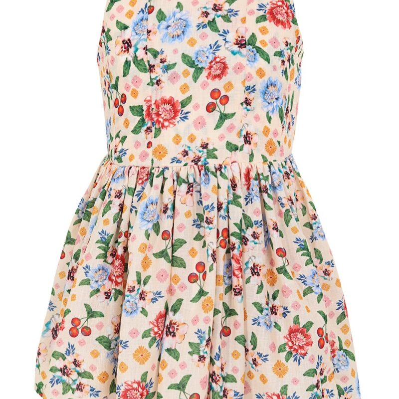 Venus Kids Dress in Multi Agua Bendita