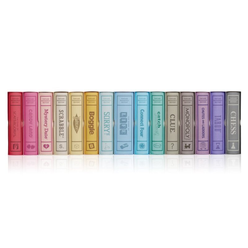 Vintage Bookshelf Games, Pack of 15 WS Game Company