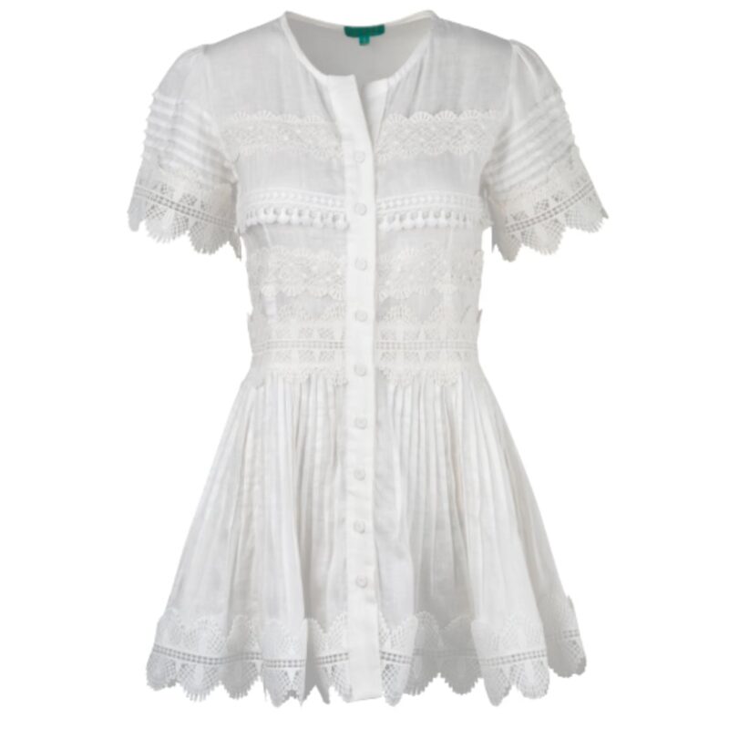 Violetta Dress in White WAIMARI