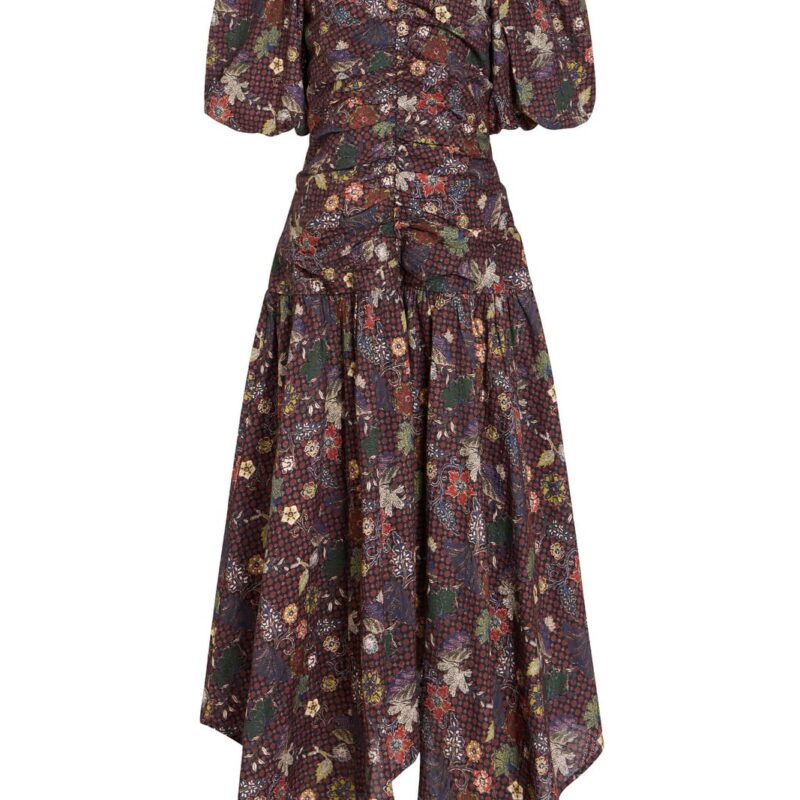 Viviana Dress in Rouge Marie Oliver