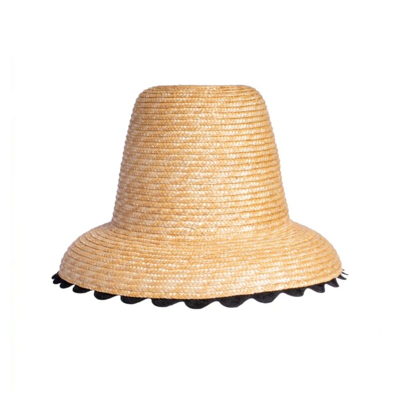 Wavy Hat in Black Le Nine