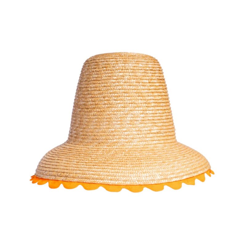 Wavy Hat in Tangerine Le Nine