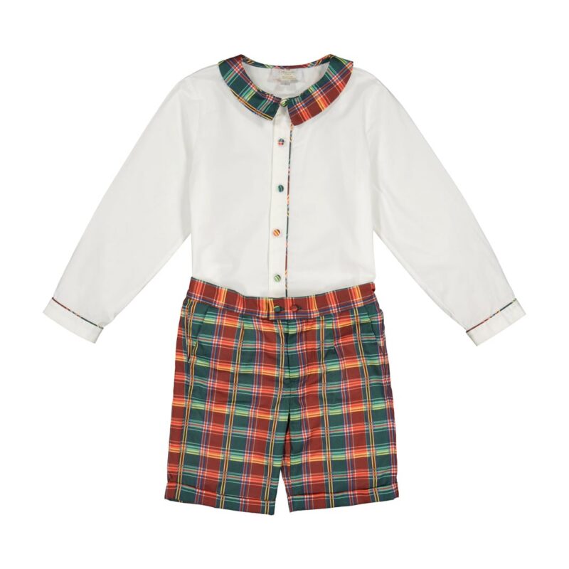 William Tartan Rouge Dressy Set Antoinette Paris