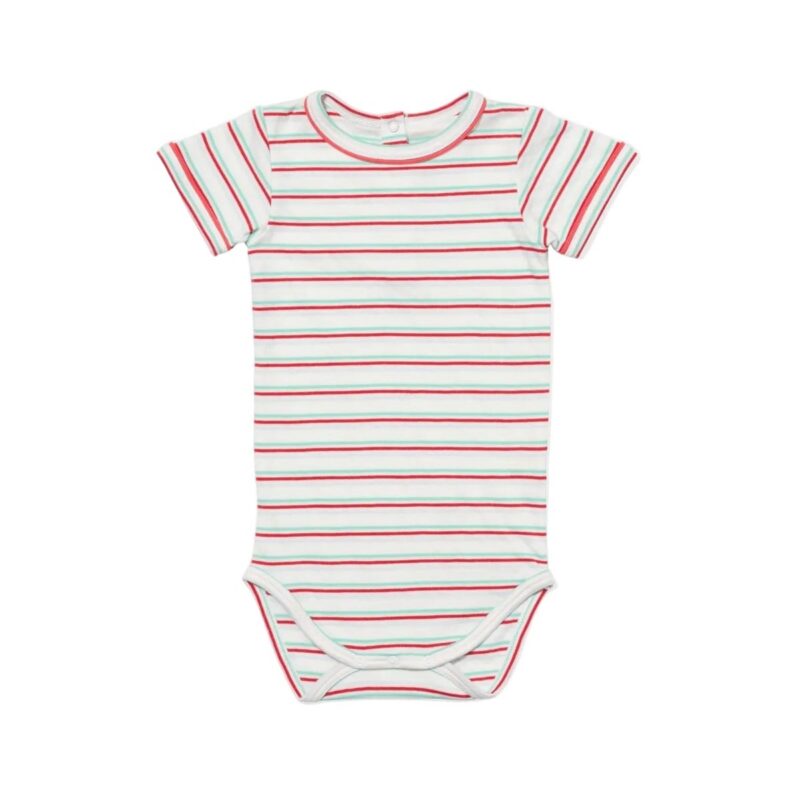 Willie One-piece in Turquoise Triple Stripe Oso & Me