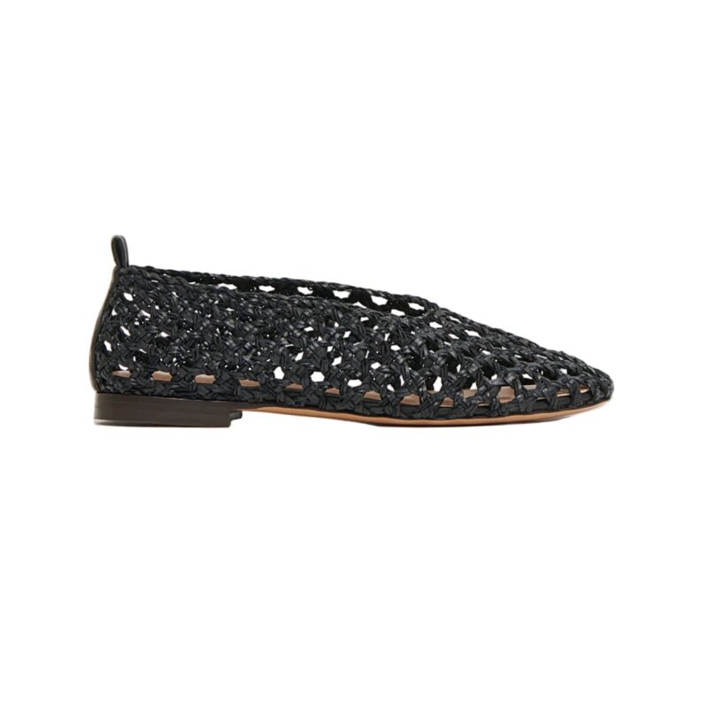 Woven Ballerina in Black Mansur Gavriel
