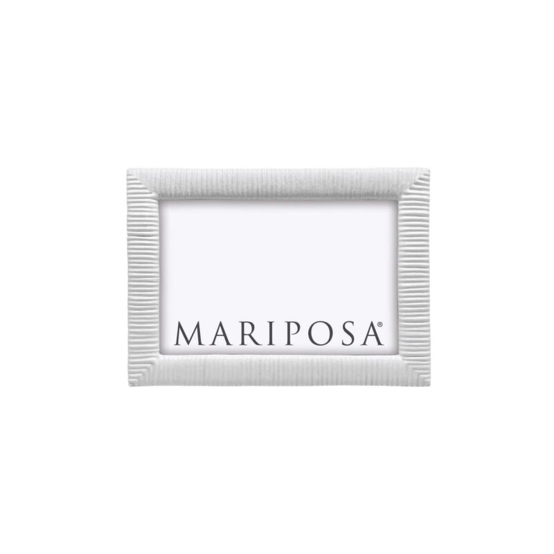 Woven White 4x6 Frame Mariposa
