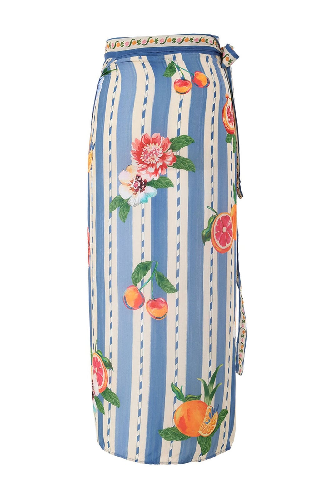 Zinna Pareo Cover-Up in Blue Agua Bendita