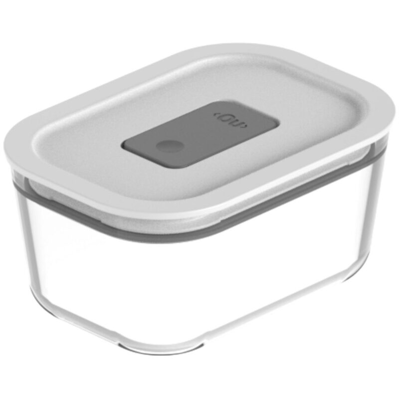 OU Glass Food Storage Container 13 oz - Oven, Microwave, Freezer & Dishwasher Safe, Airtight Leak...