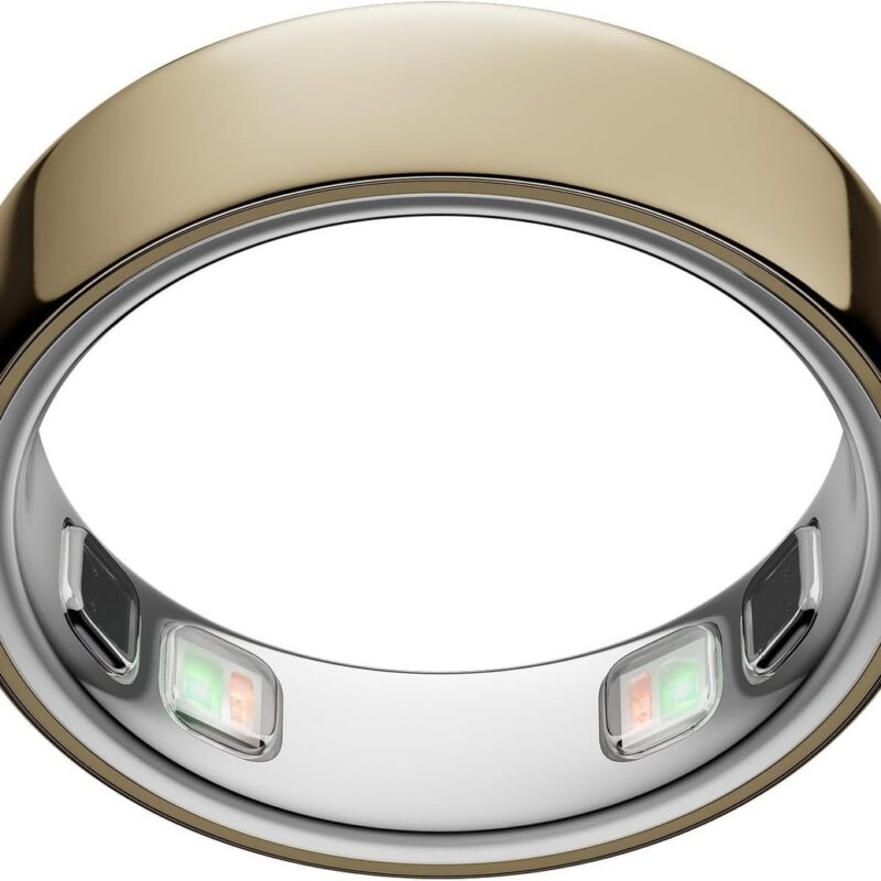Oura Ring 5 Smart Ring- Gold - Size 8 - Fitness & Sleep Tracker