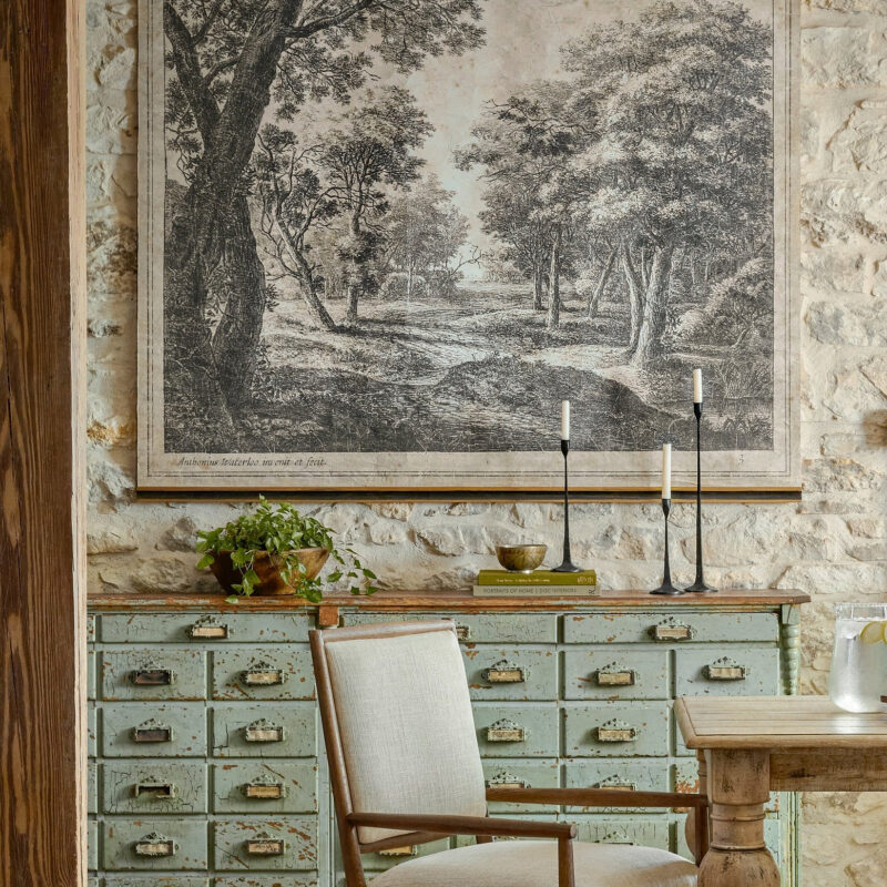 Oversized Out of the Woods Tapestry magnolia