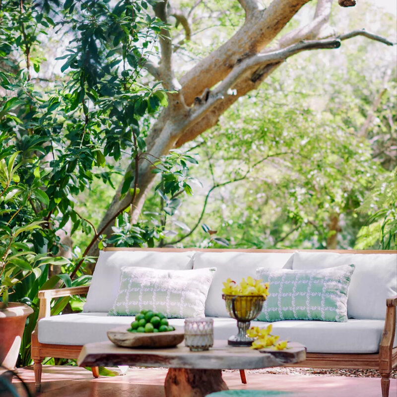 Palladio Reclaimed Teak Three Seat Sofa