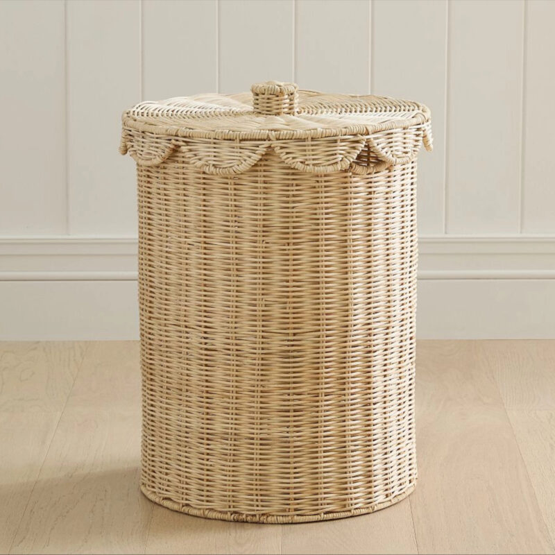 Palmer Scalloped Hamper